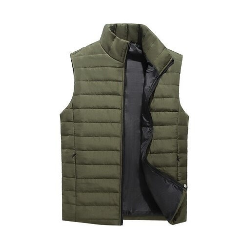 Per uomo Gilet / gilet da escursionismo Gilet di pile da escursione Senza maniche Gilè Esterno Tenere al caldo Fodera di vello Traspirante Comodo Inve