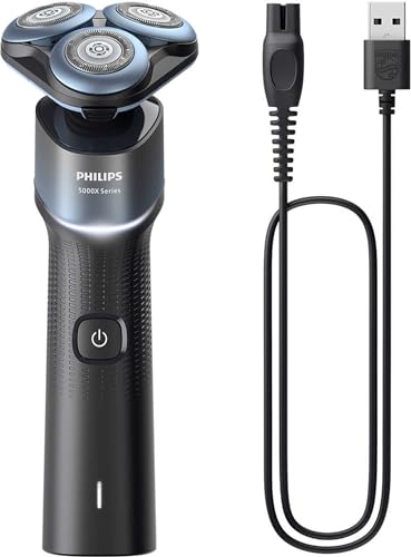 Rasoir Électrique Philips 5000X Series X5006 00 4,5 W Noir Métallisé Et Bleu Marine