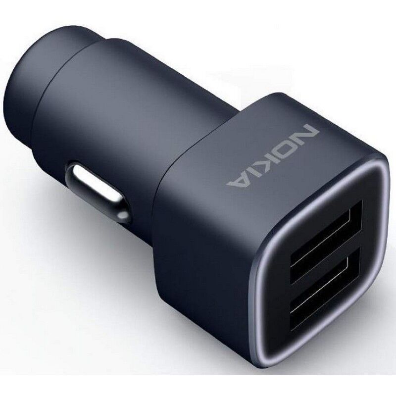 NOKIA ALIMENTATORE DA AUTO ORIGINALE DC-301 NERO PER NOKIA 1 105 130 150 207 208