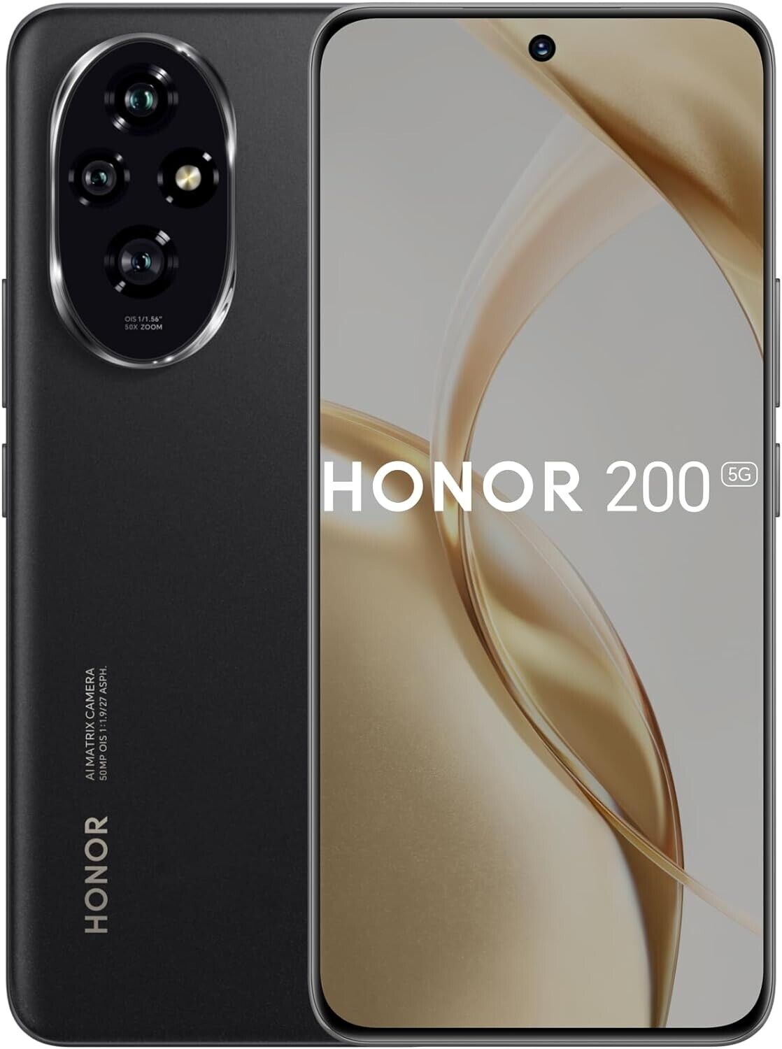 Cellulare Smartphone Honor 200 5G 12+512GB Dual Sim 6,7" Black Nero