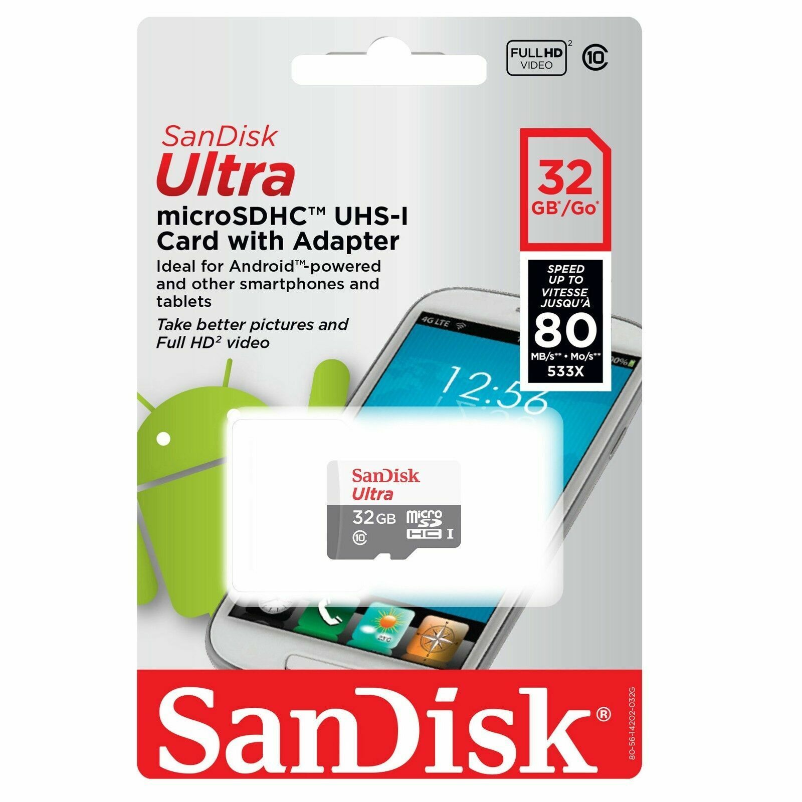 SanDisk 32GB 32G Ultra Micro SD HC Classe 10 Tf Flash SDHC Memory Card Cellulare