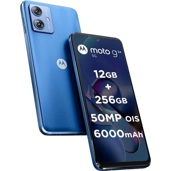 MOTOROLA MOTO G54 5G 12GB 256GB RAM 12GB DS 6.5" OCTA CORE GLACIER BLU