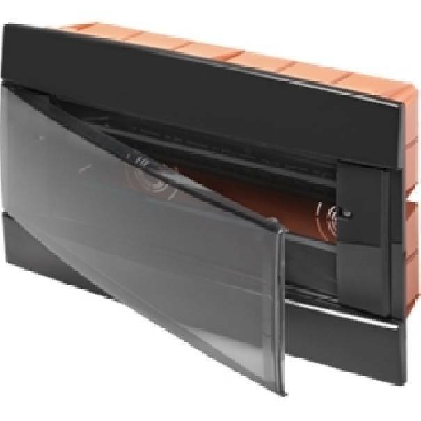 GEWISS CENTRALINO DA INCASSO 8 MODULI NERO TONER GW40225TN