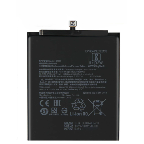 XIAOMI BATTERIA RICAMBIO  BM4F 3940mAh PER MI 9 LITE - MI A3 QUALITA' ORIGINALE