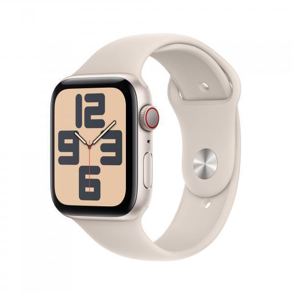 Apple Watch SE 2023 GPS + Cellular 44mm - Starlight Aluminium Case - Starlight S