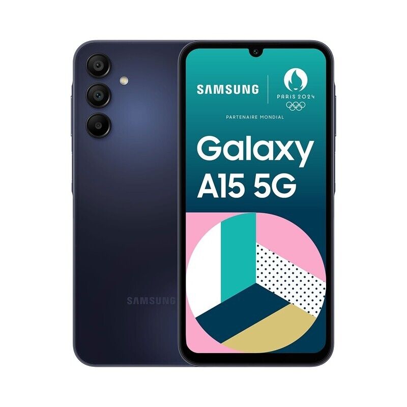 SAMSUNG GALAXY A15 5G DUALSIM SM-A156 DS 128GB/4GB NERO GARANZIA ITALIA BRAND