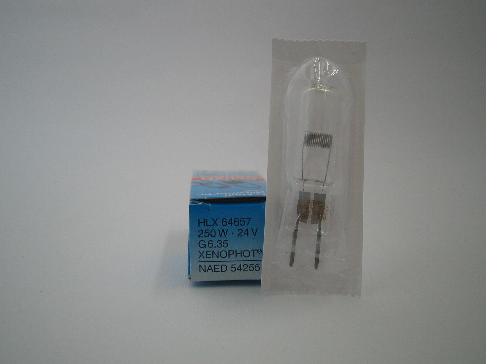 LAMPADA ALOGENA 64657 HLX OSRAM 250W 24V G6,5 FARO DIAPOSITIVE 64655 7748