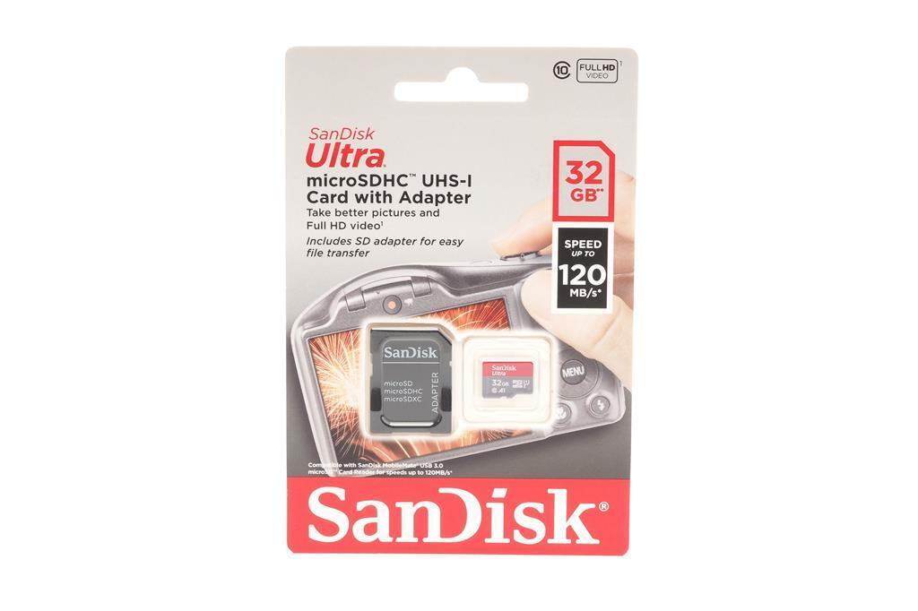 Sandisk 32gb MICROSDHC UHS-I Card 120mb/S (1726939082)