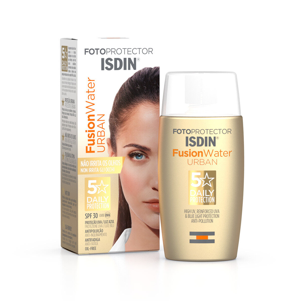 Fotoprotector Fusion Water Urban Spf30 Isdin 50ml
