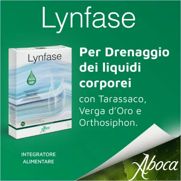 Aboca Lynfase con AdipoDren. 12 Flaconcini Monodose