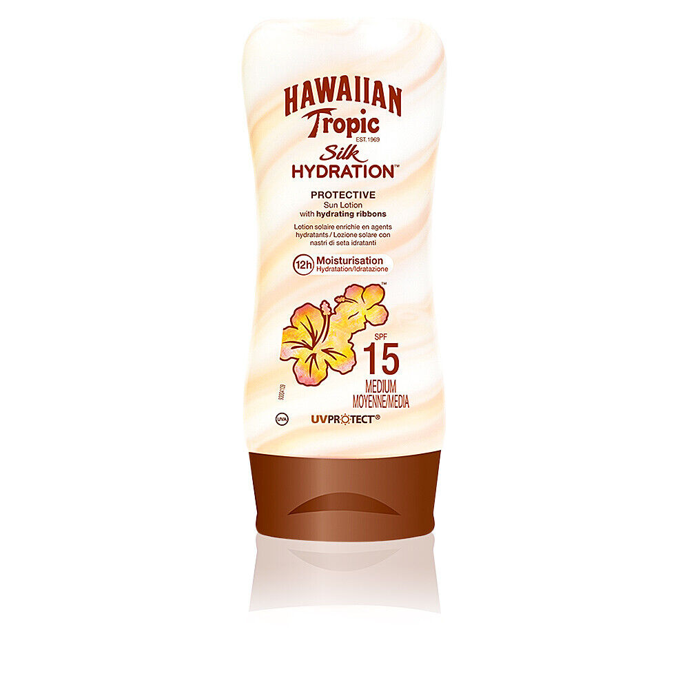 HAWAIIAN TROPIC SILK sun lotion SPF15 180 ml