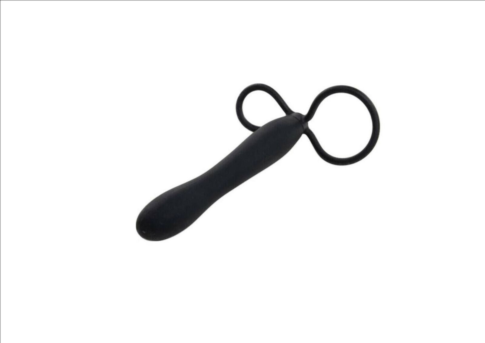 Dildo anal special doppio stimolatore indossabile uomo in silicone nero morbido