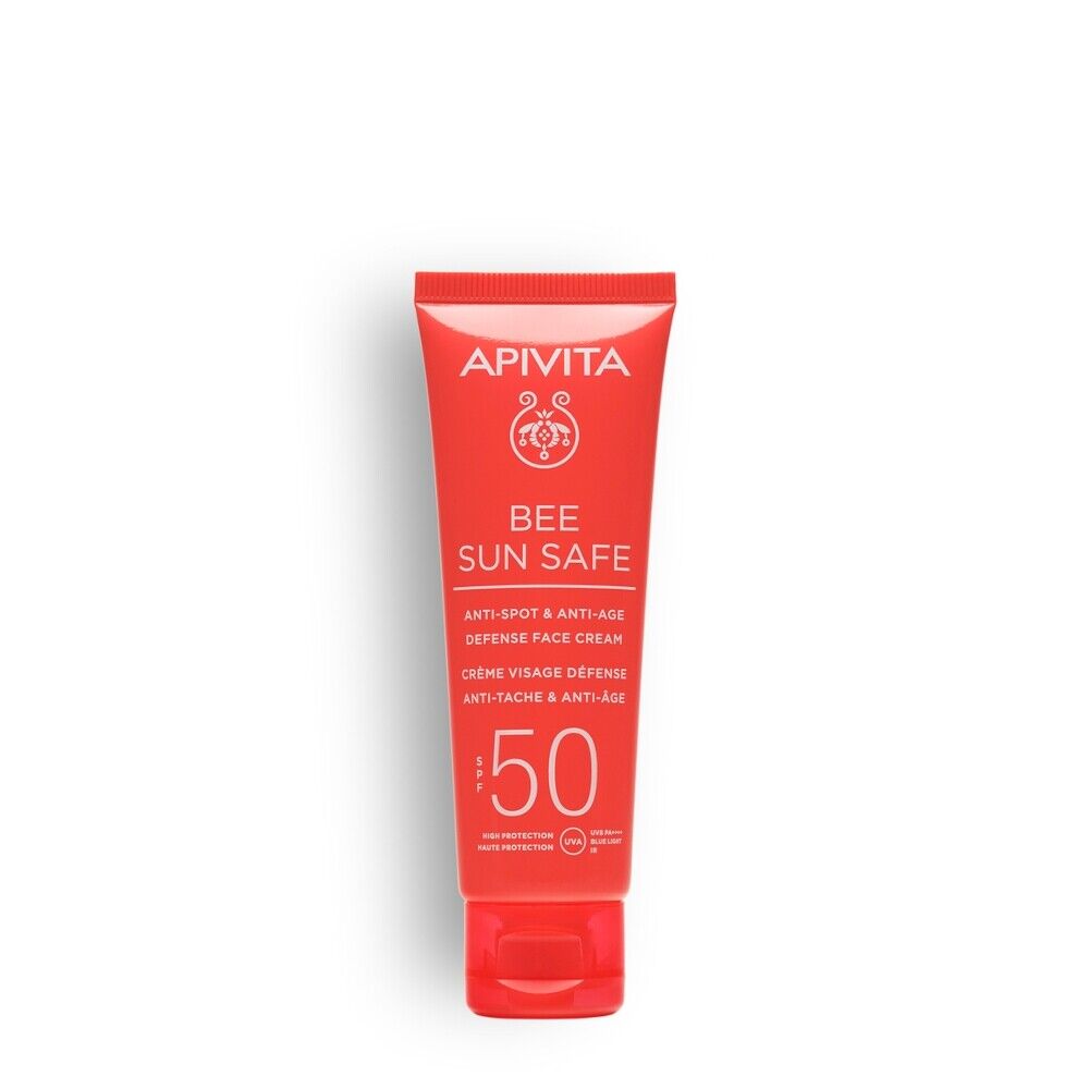 Apivita Bee Sun Safe - Anti Spot & Anti Age Crema Viso SPF50, 50ml
