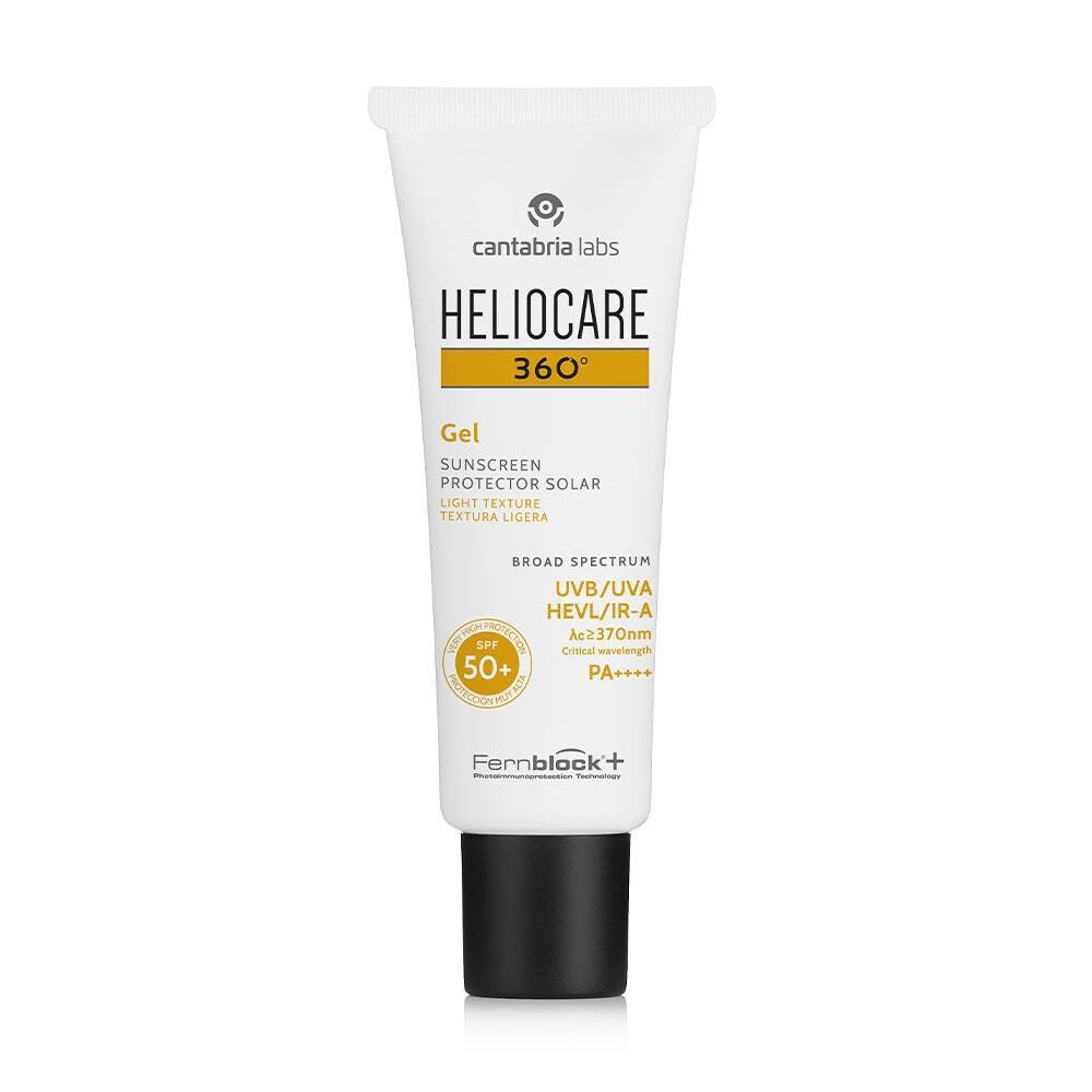 Heliocare 360° Gel SPF50+ Protezione Solare Viso Corpo Pelle Normale Mista, 50ml
