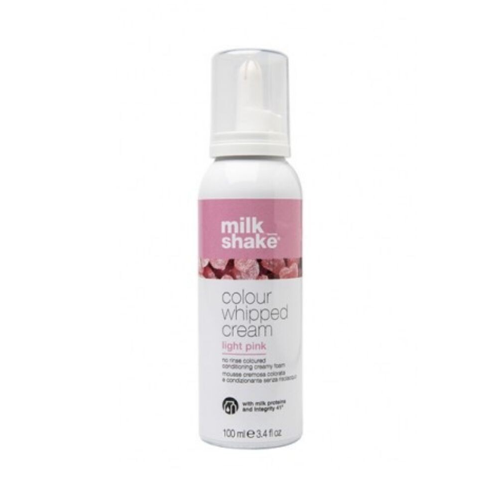 MILK SHAKE - COLOUR WHIPPED CREAM -  Light Pink (100ml) Mousse cremosa colorata