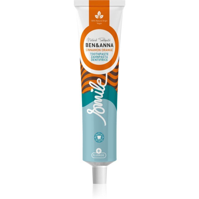 Ben&anna Toothpaste Cannella Arancia Dentifricio Naturale 75 Ml