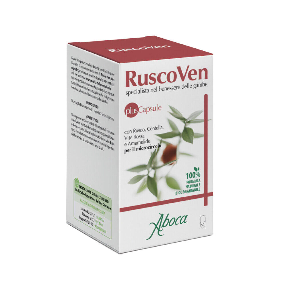 RUSCOVEN ABOCA - 50 CAPSULE PER FAVORIRE IL MICROCIRCOLO