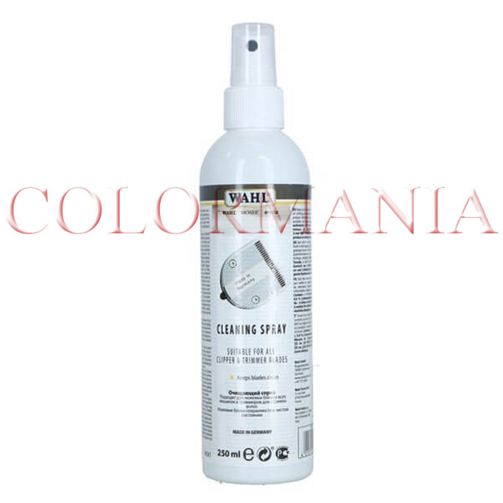 WAHL CLEANING SPRAY PROTETTIVO TESTINE LAME TOSATRICI TAGLIACAPELLI 250 ML