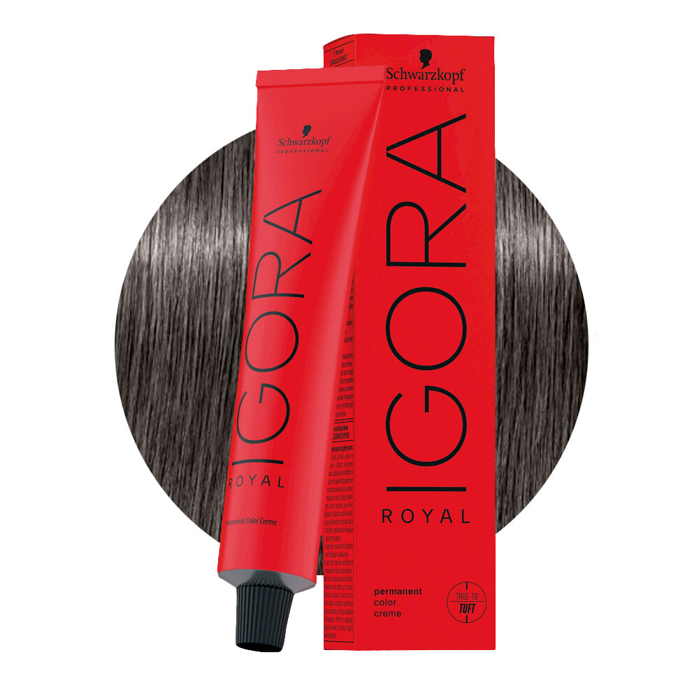 Schwarzkopf Igora Royal 6-12 Biondo Scuro Cendrè Cenere 60ml