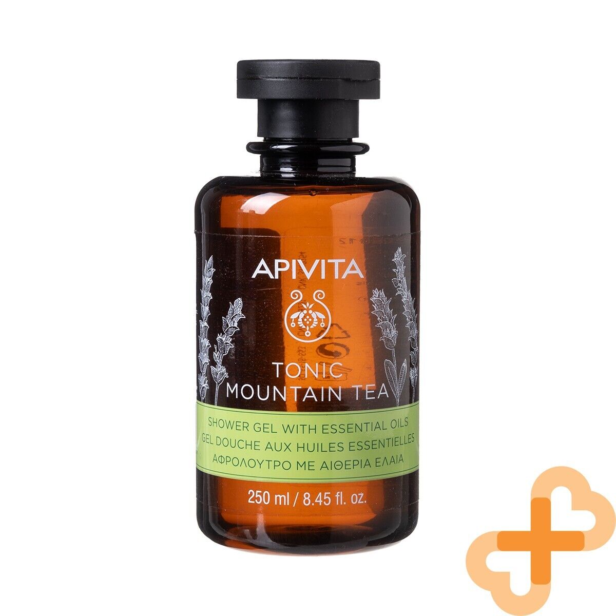APIVITA Tonic Mountain Tea Gel Doccia con Oli Essenziali 250 ml Idratante