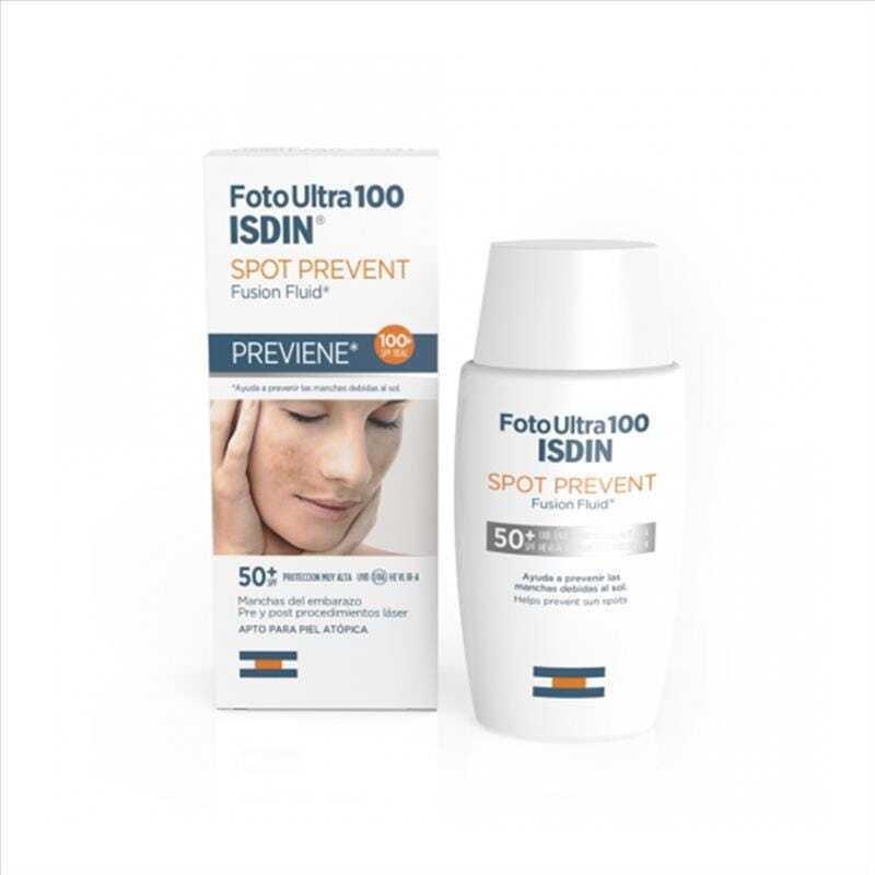 Isdin FotoUltra 100 Spot Prevent Fusion Fluid SPF50+ Protezione Solare Viso 50ml