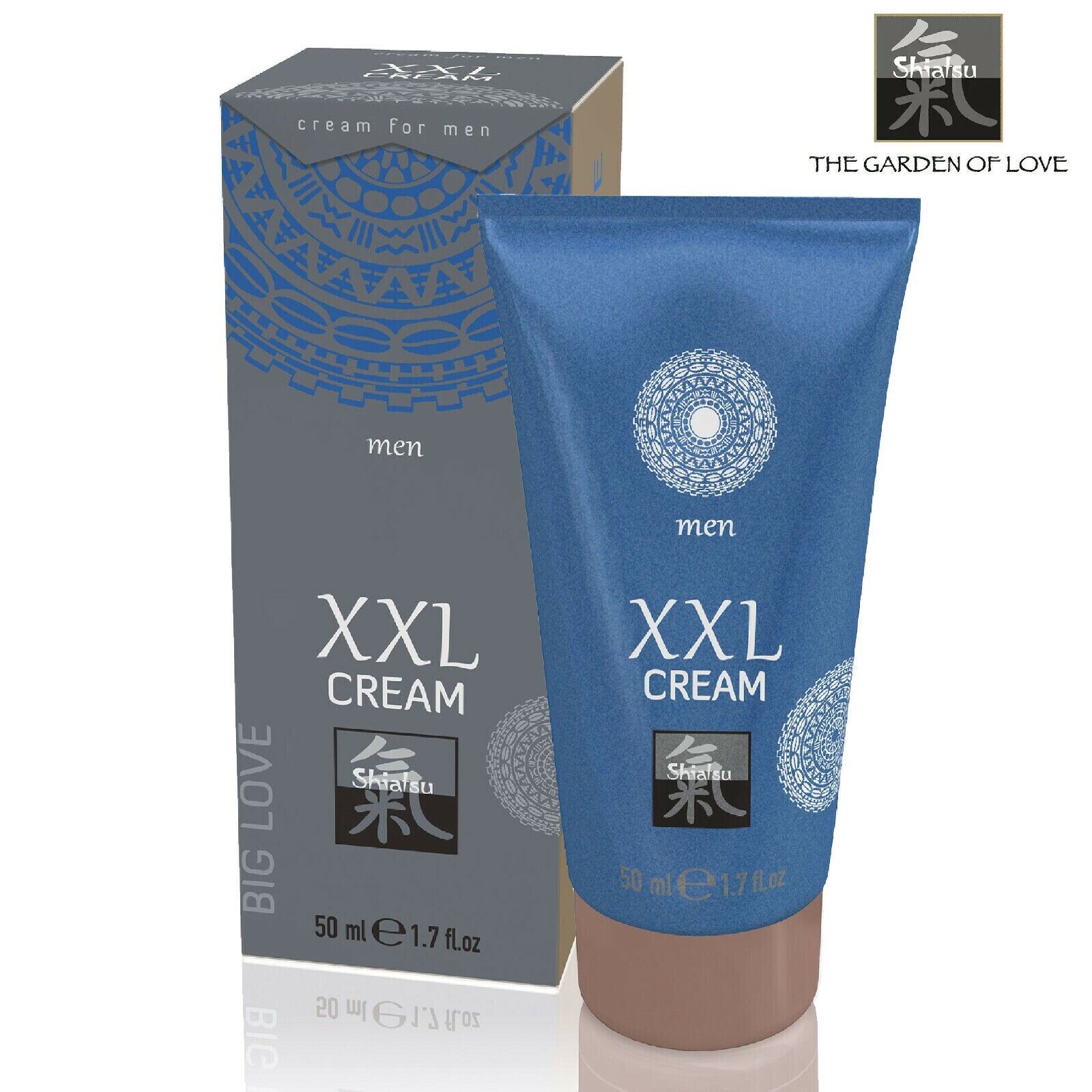 Shiatsu for Men XXL Cream Big Love Crema Aumento Pene Allungamento Ispessimento