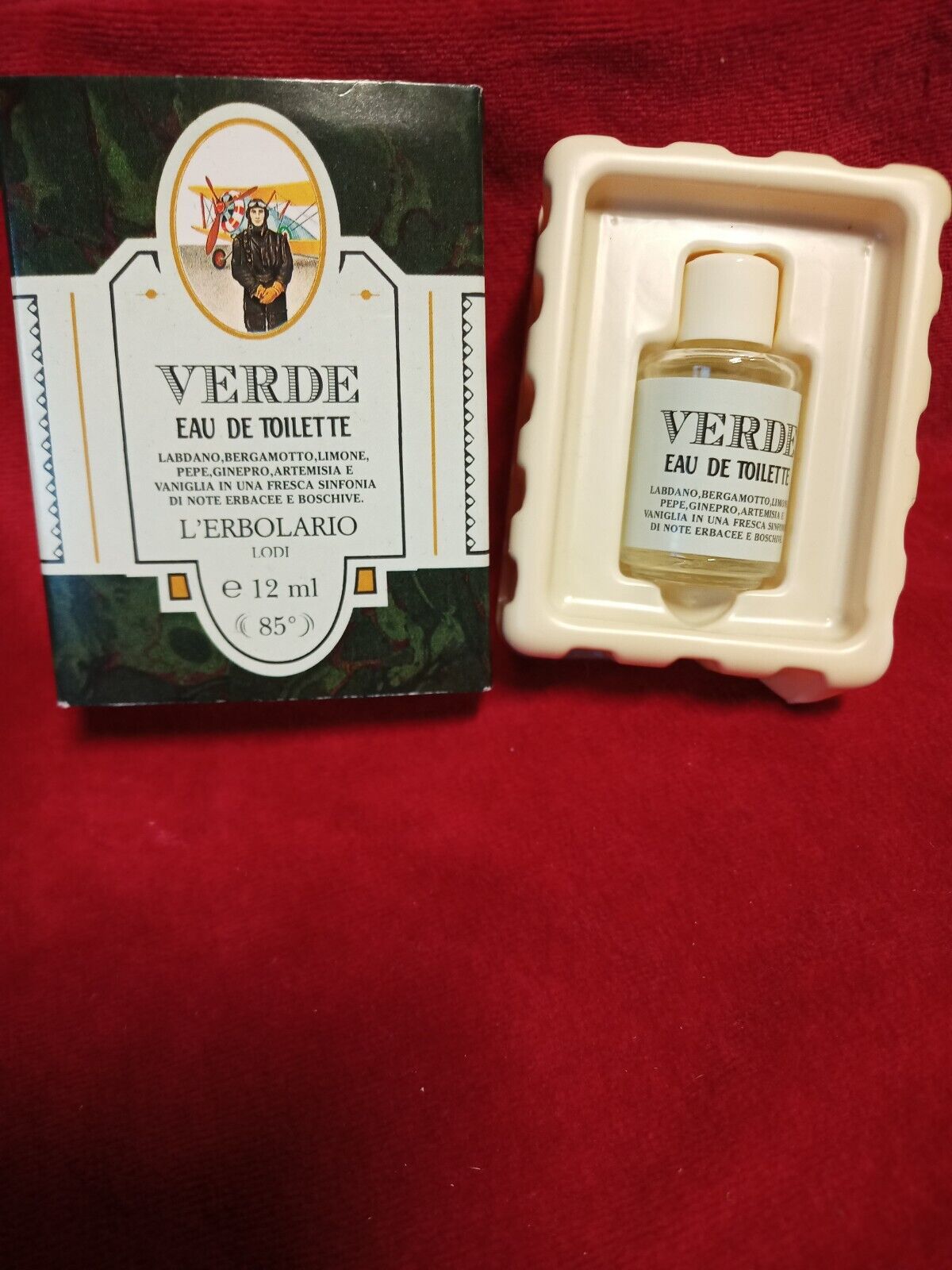 L 'erbolario verde.  Eau de toilette Parfum 12 ml