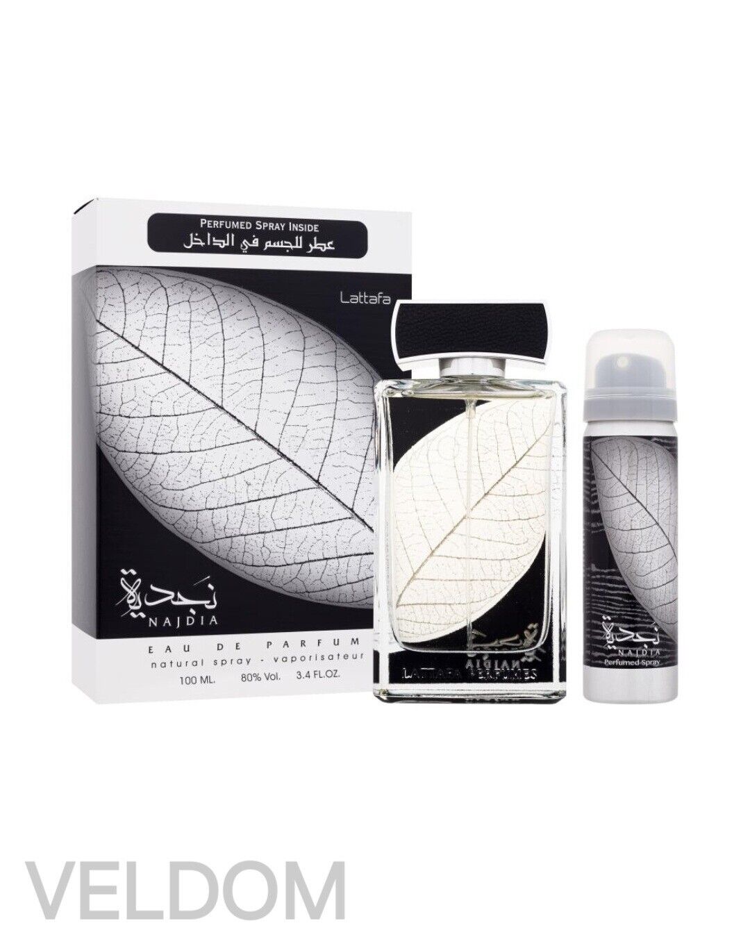 Lattafa Najdia Box Regalo Eau De Parfum 100 ML+deodorante Spray 50 ML UNISEX