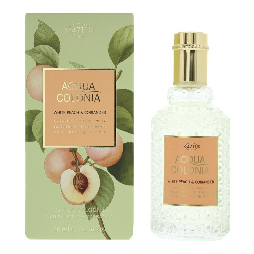4711 Acqua Colonia White Peach Coriander EDC 50ml Perfume For Unisex