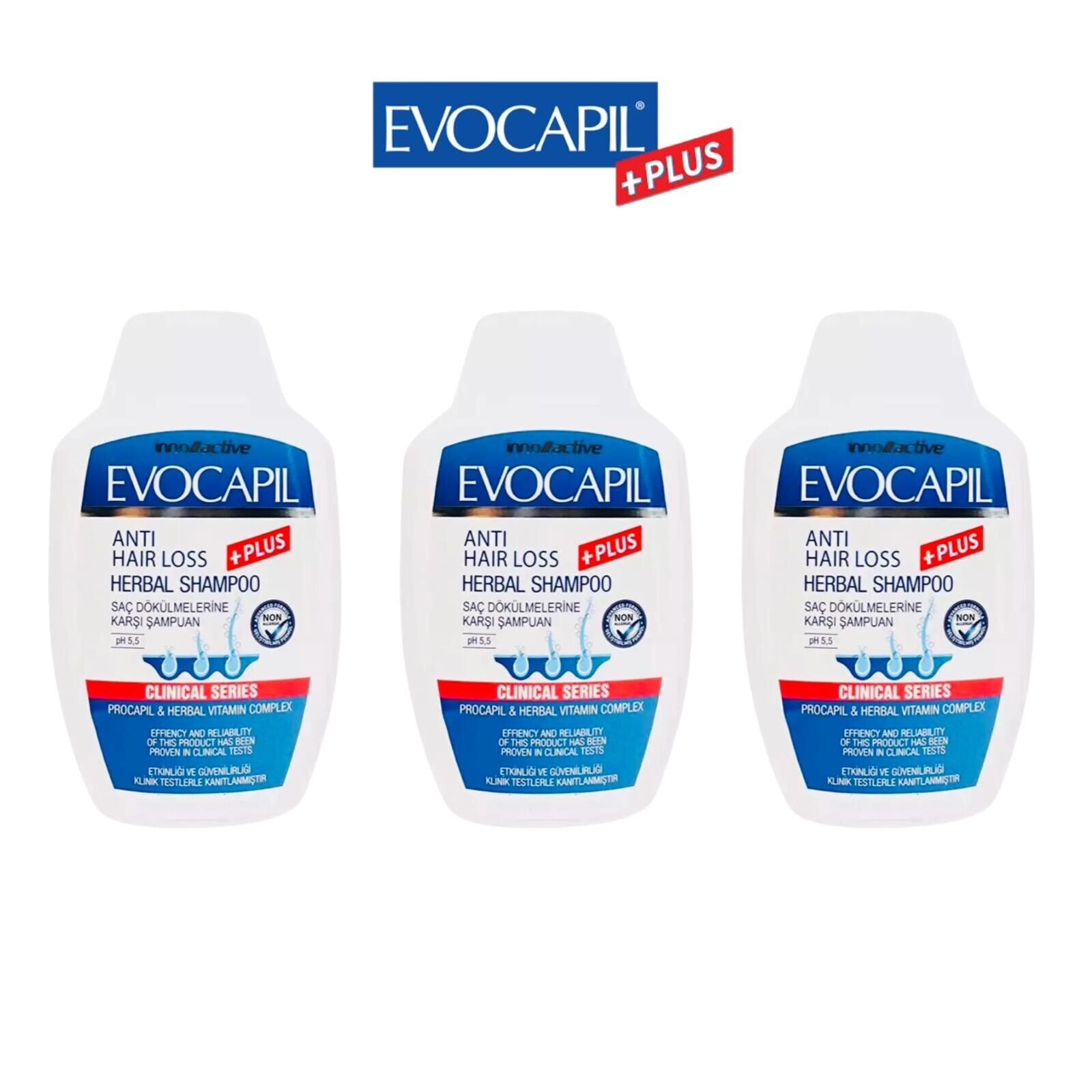 Shampoo anticaduta Evocapil Plus X3, SPEDIZIONE DALLA SPAGNA