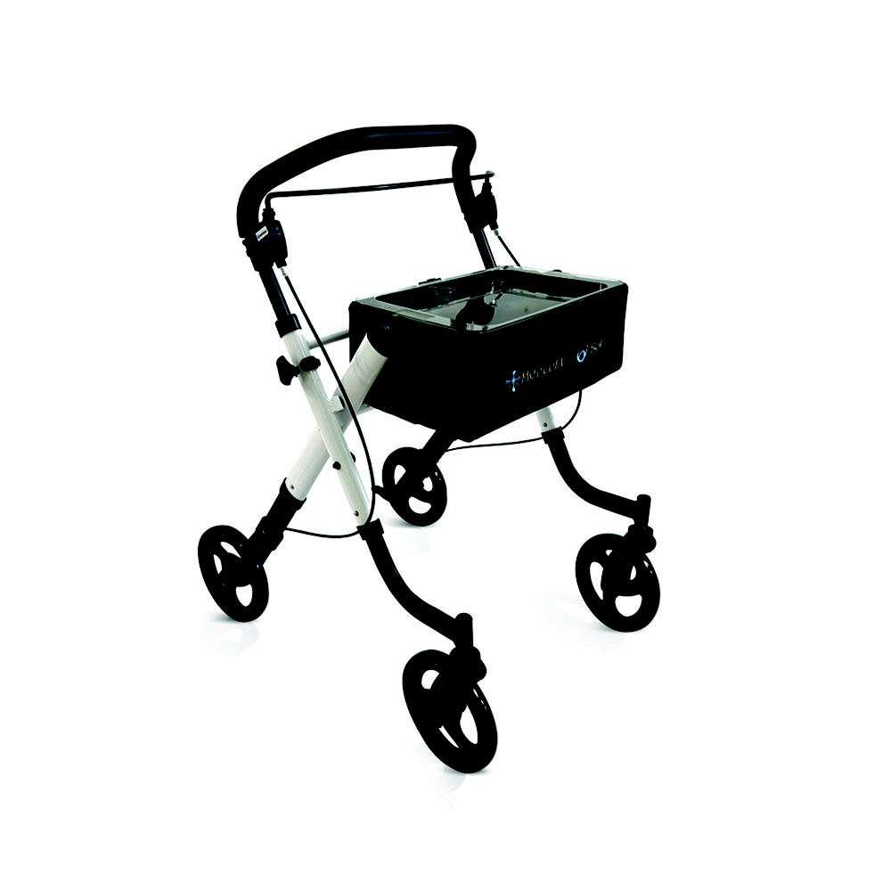 Deambulatore girello Rollator pieghevole per anziani Sole In Alluminio Da Mopedi