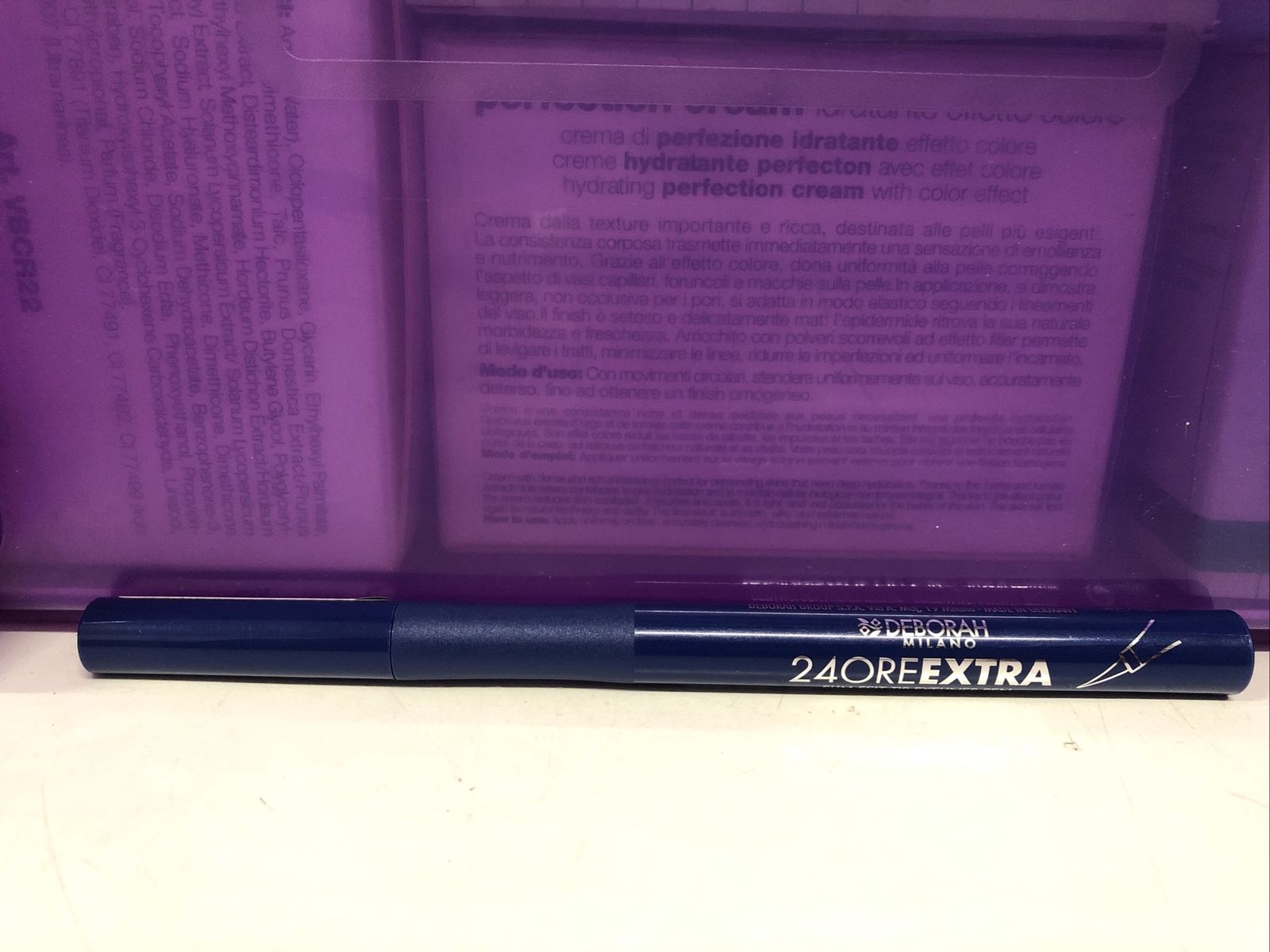 Deborah Milano Eyeliner Pen 24 Ore Extra Blu Blue 24oreextra Slim Felt Tip Pen