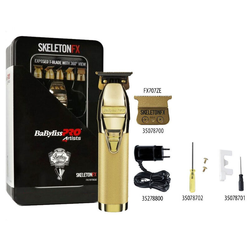BABYLISS Pro Professional Trimmer Skeleton Gold Fx7870ge
