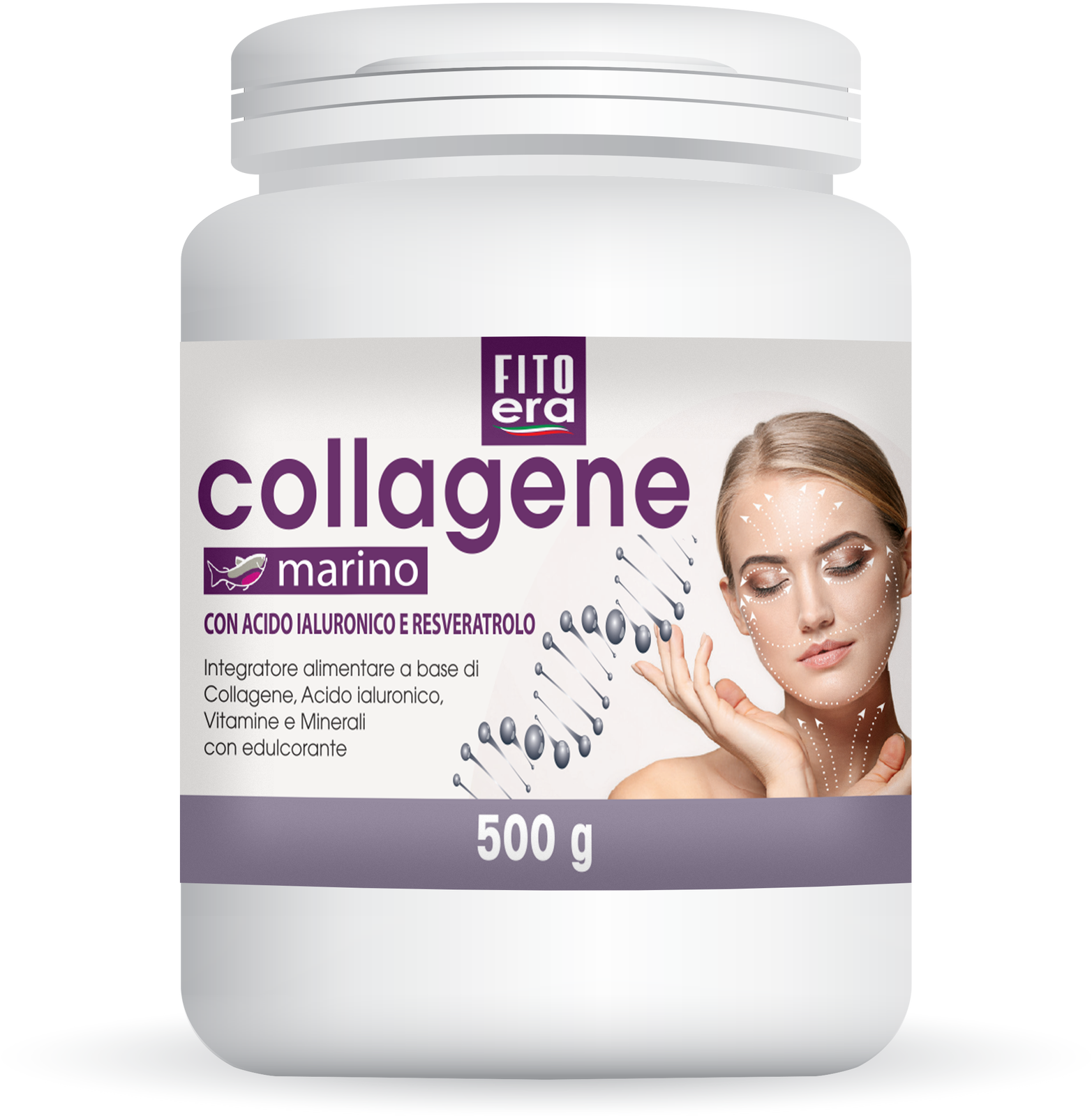 Fitoera Collagene Marino in polvere 500 g con Biotina