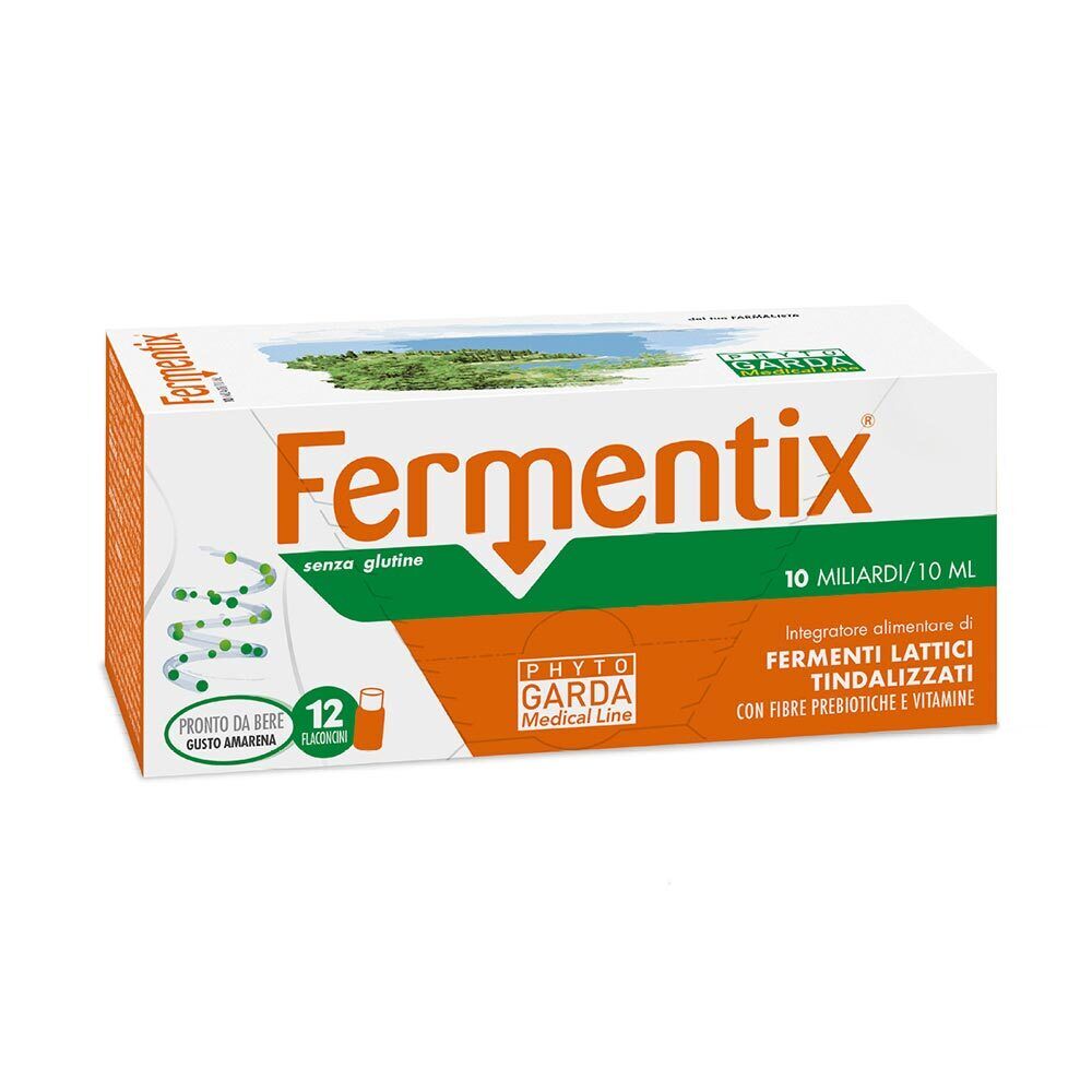 Phyto Garda Fermentix - Integratore Alimentare di Fermenti, 12 Flaconcini