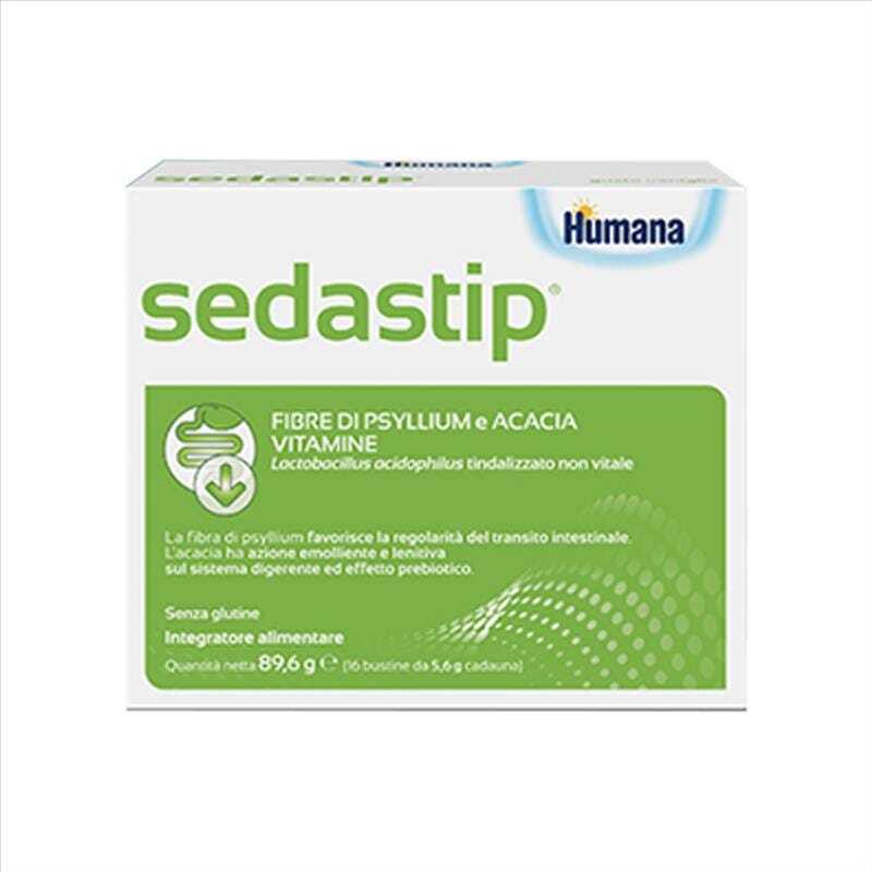 Humana Sedastip Integratore Alimentare Gusto Vaniglia, 16 Bustine