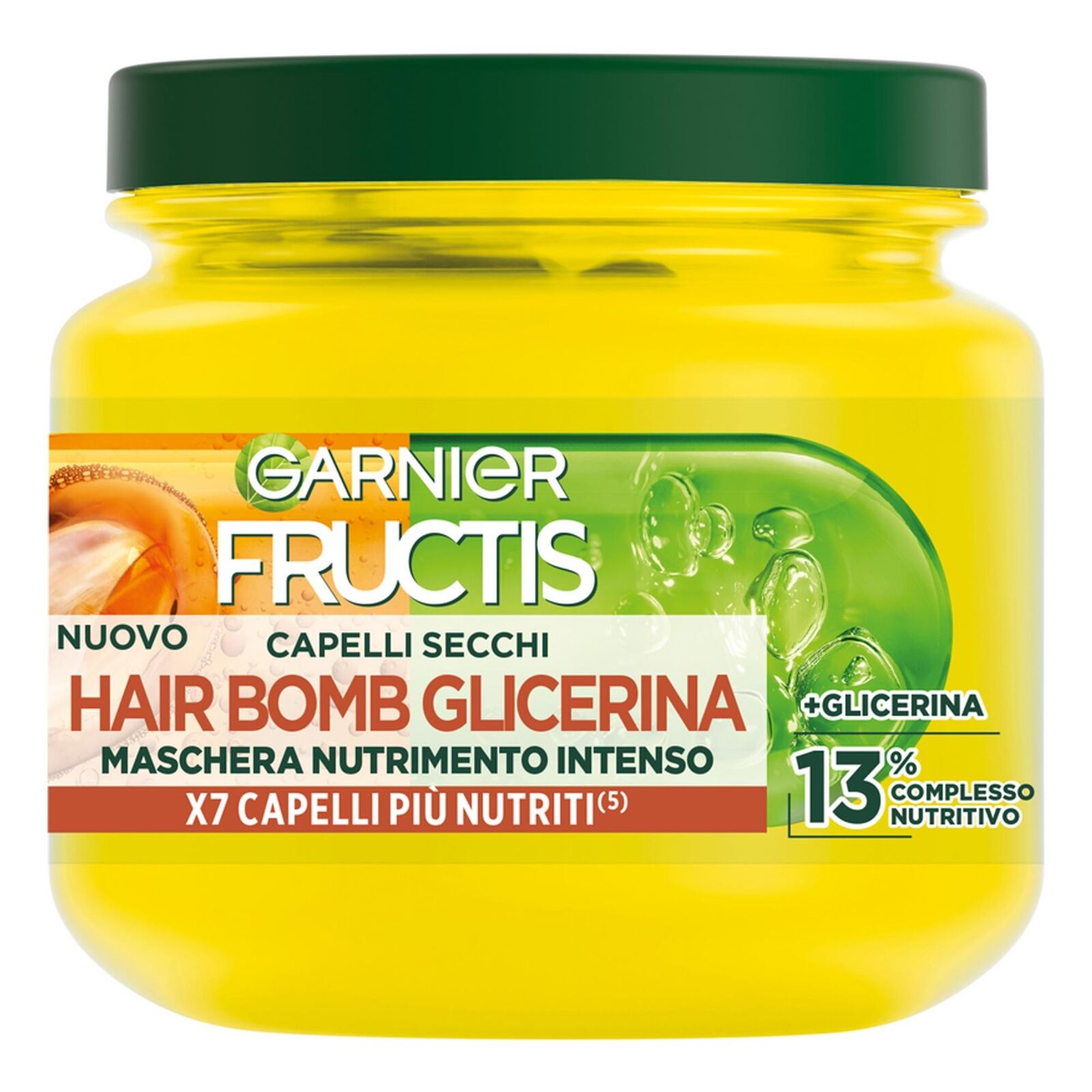 GARNIER FRUCTIS MASCHERA HAIR BOMB GLICERINA PER CAPELLI SECCHI 320ML