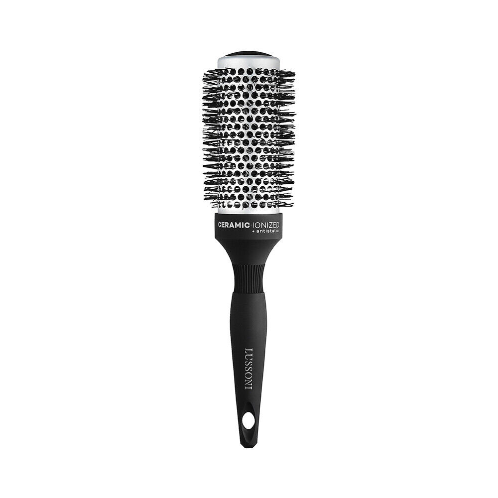 Lussoni Haircare Brush C&S Round Silver Styling 43mm - spazzola tonda