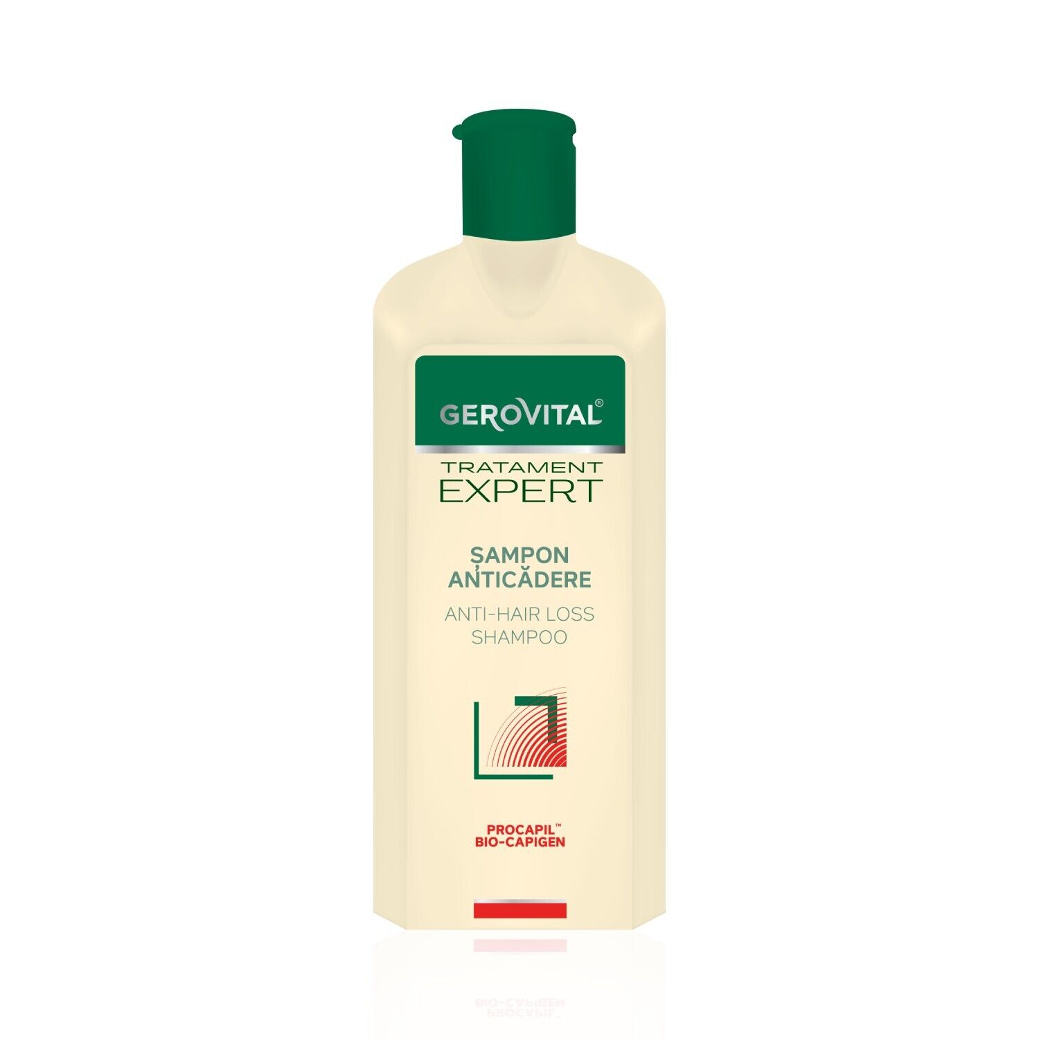 Shampoo Anticaduta, Migliora l'Aspetto dei Capelli, Gerovital Tratament Expert
