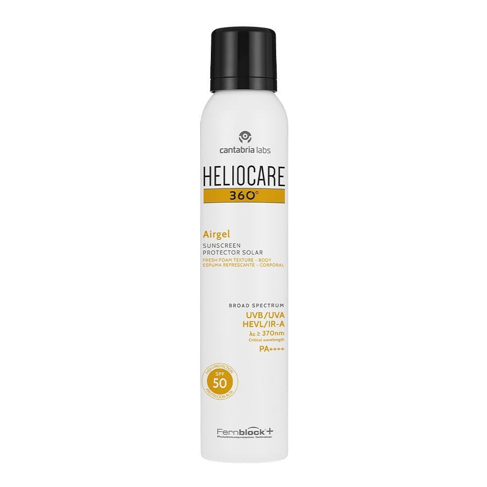 Heliocare 360° Airgel SPF50 Protezione Solare Corpo, 200ml