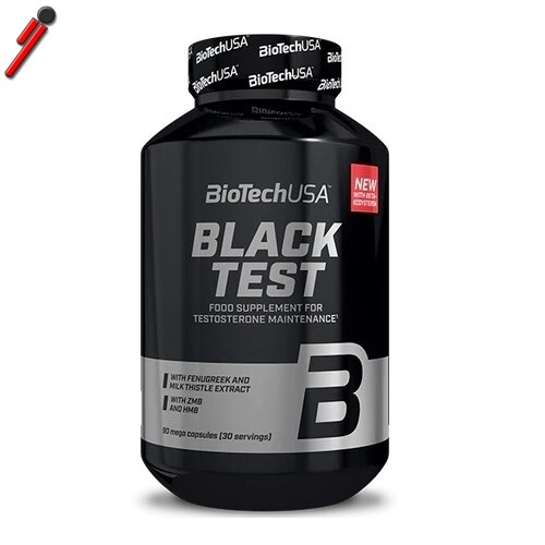 Biotech Usa, Black Test, 90 cps  A base di Fieno Greco Zinco