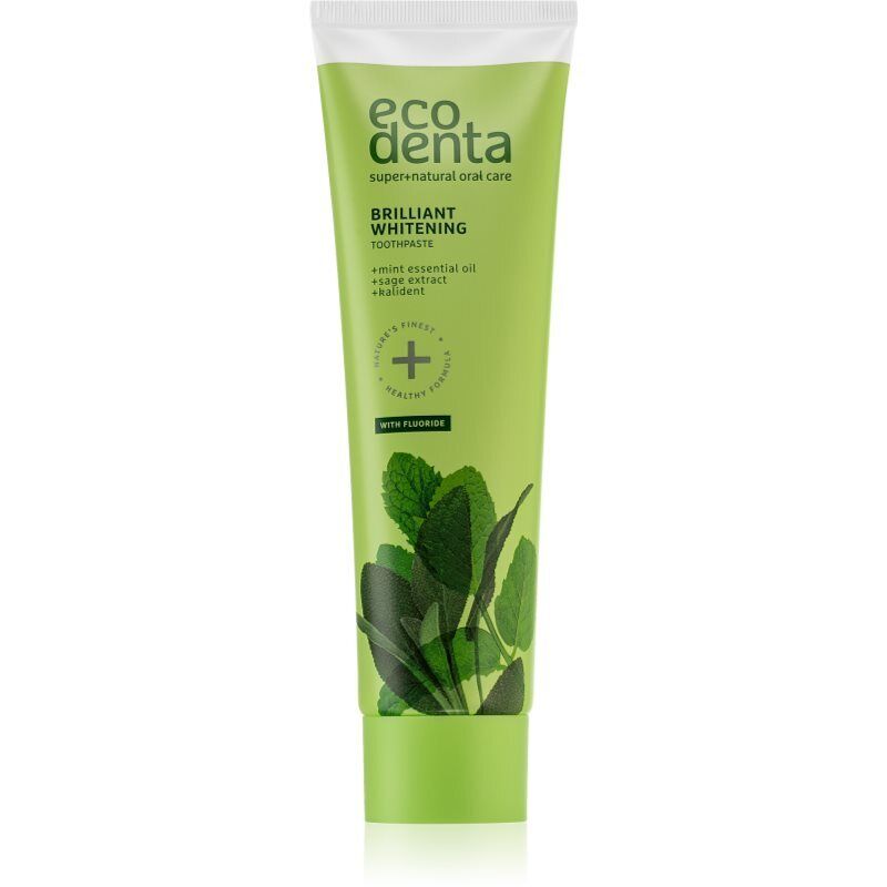 Ecodenta Green Brilliant Whitening Dentifricio Sbiancante Al Fluoro Per Un Alit