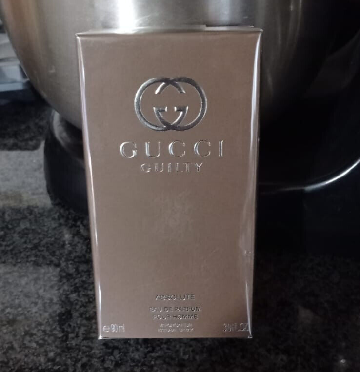 GUCCI GUILTY ABSOLUTE POUR HOMME EDP 90 ML NUOVO