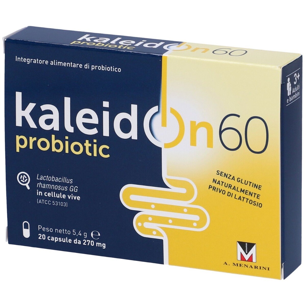Kaleidon Probiotic 60 Integratore Fermenti Lattici Vivi 20 Capsule