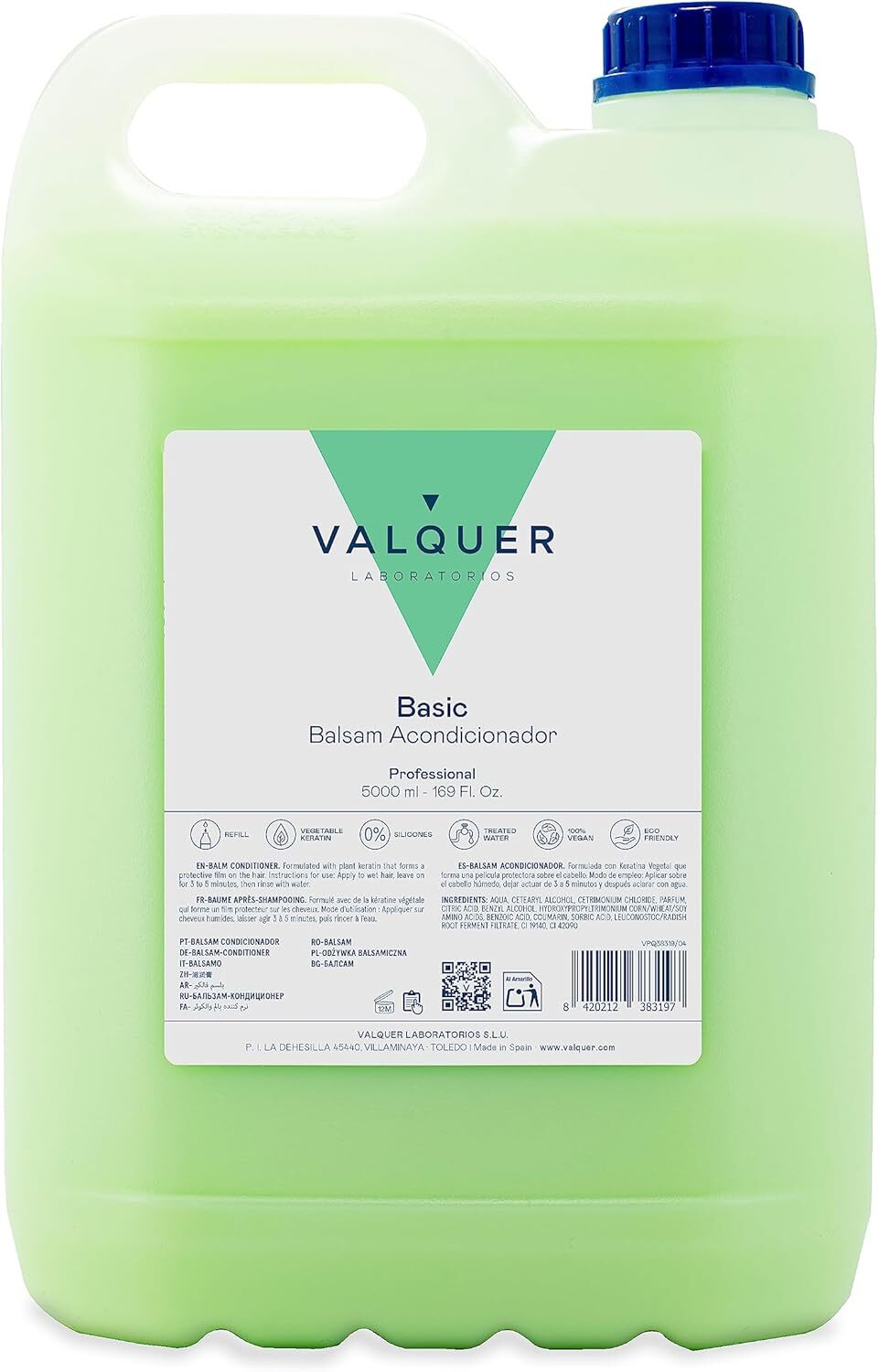 Valquer Profesional Balsamo rivitalizzante per capelli con cheratina...