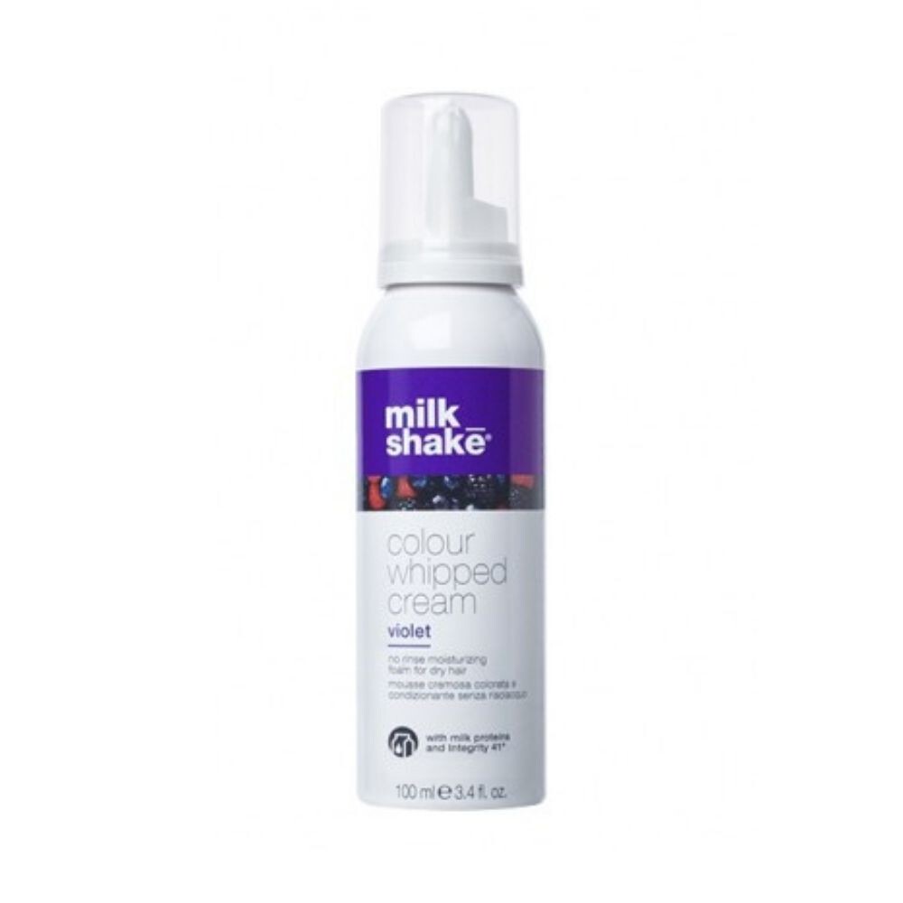 MILK SHAKE - COLOUR WHIPPED CREAM - Violet (100ml) Mousse cremosa colorata