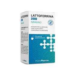 4 pezzi Promopharma Lattoferrina 200 Immuno 30 Capsule