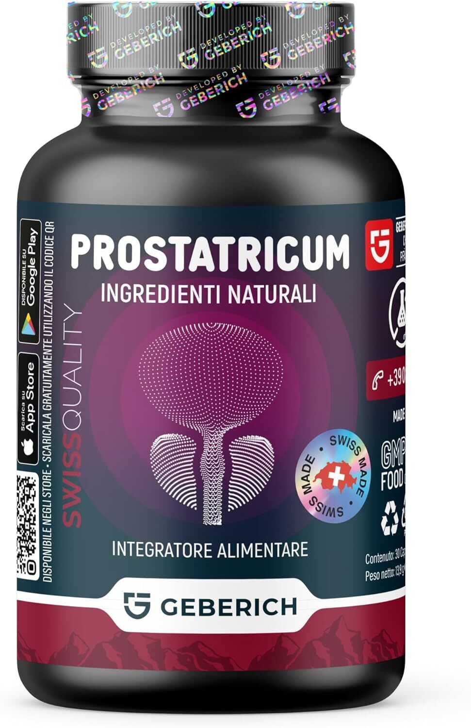 Prostatricum – Salute della Prostata – 30 Capsule – con Serenoa Repens Echinacea