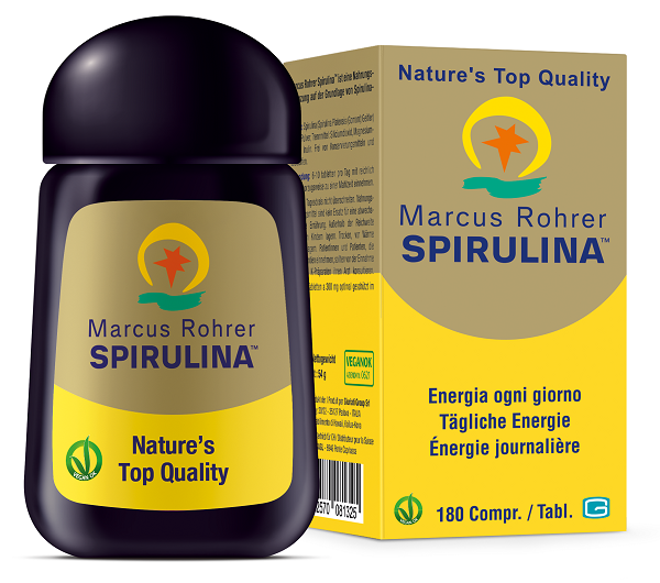 Marcus Rohrer Spirulina Integratore Alimentare, 180 Compresse