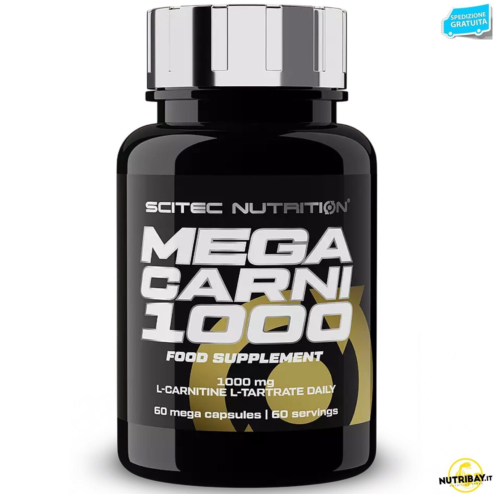 Scitec Nutrition Mega Carni 1000 - 60 mega caps Carnitina mega capsule